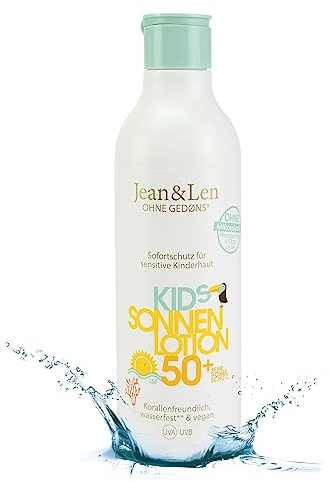 Jean & Len Sensitive Kids Sonnen Lotion LSF 50+, vegan, 250 ml