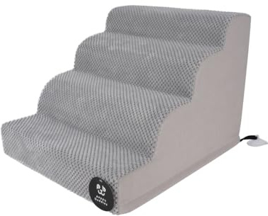 Peppy Buddies - Dog Stair Grey One-Size - (697271866731)