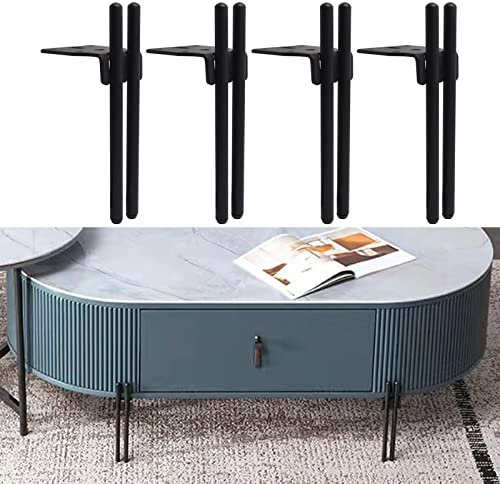 Pied de Table Pied Meuble Lot de 4 Pieds de canapé de Rechange pour Meubles Modernes, Pieds de Table de Support Bricolage, Parfaits pour Table de Chevet, Pouf de Bureau, Peut Supporter 300 k