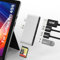Surface Pro 6/5/4 Dock USB Hub Adapter - USB 3.0 * 3 Surface Pro 4/5/6 Dockingstation Multiport Monitor Adapter mit 4K HDMI, Aluminium SD & TF/Micro SD Speicherkartenleser Microsoft Surface zubehör
