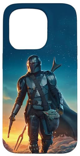 Star Wars Poster „The Mandalorian and Grogu Sunset“ Hülle für iPhone 15 Pro