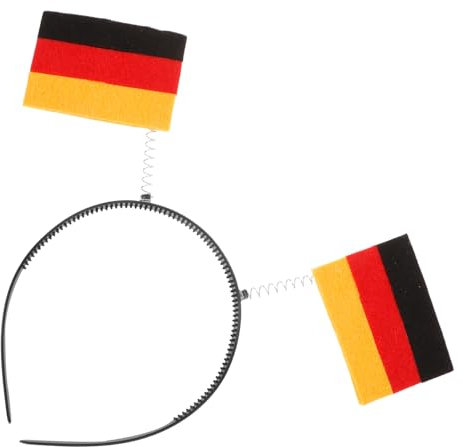 YARNOW Deutschland Flagge Haarband Für Fußball Partys Verstellbares Stirnband Für Damen Bequemes Und Strapazierfähiges Material Für Festivals Und Patriotische Anlässe Partygeschenk