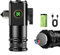 Fulluky Mini-Taschenlampe, Handheld klein Wasserdichte Taschenlampe, LED Taschenlampe Extrem Helle, Aufladbar Taschenlampen mit 5 Lichtmodi, Mini Handlampe für Camping Notfall (Schwarze A-Upgrades)