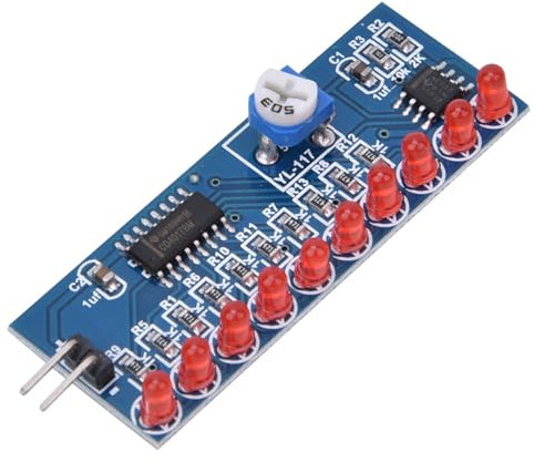 2 Stück NE555 + CD4017, LED-Chaser-Schaltkreis-Modul, Bausatz, Elektronischer Schaltkreis-Bausatz, Fließendes Wasser, Optoelektronische Produkte, NE555 CD4017 LED-Chaser,