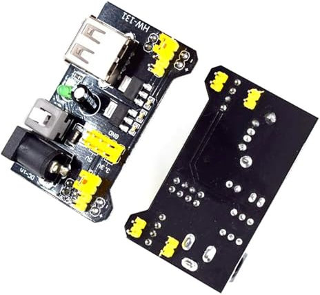 MB102 Breadboard Dedicated Power Module Compatible 5V 3.3V Adjustable Power Supply Module Step-Down Module for Arduino DIY Kit (5)