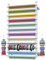 Wand-Geschenkpapier-Band-Organizer und Aufbewahrung für Geschenkeladen/Blumenladen, kommerzieller Mehrzweckständer mit Eisen-Finish, 120 cm hoch (Farbe: Weiß, Breite: 100 cm/39,4 Zoll breit) Hello