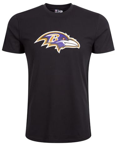 New Era Baltimore Ravens NFL Team Logo Schwarz T-Shirt - XS