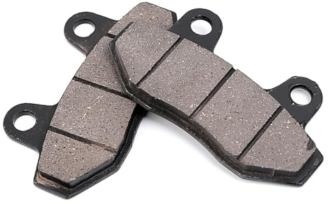 Mokuo Motorcycle Brake Pads in Metal Material Compatible with Chinese GY6 50cc 150cc Engine Scooter Mopeds Jonway 2Pcs