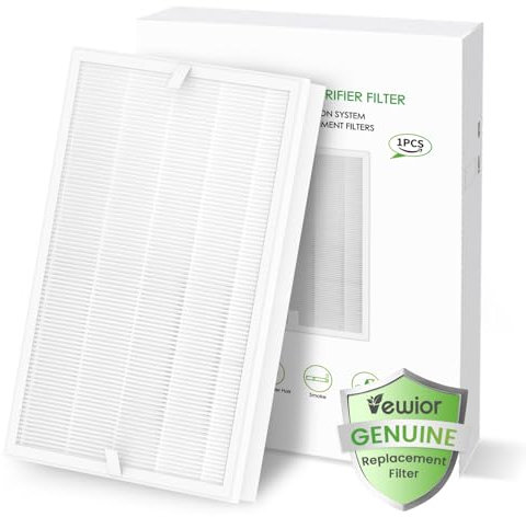 VEWIOR Air Purifier Replacement Filter, ClearAir-A7 Air Purifier Filter - H13 True HEPA Filter, Activated Carbon Filter for Pet Dander, Pollen, Oddors(1PCS)