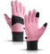 TECHO Gants de Cyclisme, Gants de Course, écran Tactile, Anti-Chocs, Gants de VTT, pour BMX ATV, Course sur Route, Cyclisme, Escalade, pour Hommes Femmes Rose L
