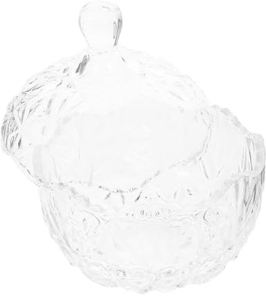 BIUDECO Bocal Verre pour Bijoux Et Bonbons Boîte De Rangement Transparent Boîte Cadeau De pour Objets Décoratifs