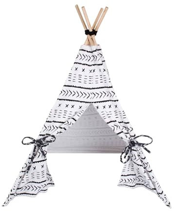 Well Home Zelt für Haustiere, aus Segeltuch, 56 x 56 x 74 cm