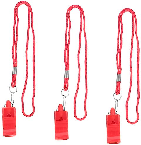 Supvox 2 Sätze Pfeifen Mit Lanyard Notpfeife Mit Lanyard Im Freien Turbo Security Ausrüstung Notfallausrüstung Schlüsselanhänger Wanderpfeife Schlüsselbund -hängendekor Abs 3 Stück * 2