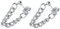 Holibanna 1paire Boucles Oreilles Chaînes Métal Pour Femmes Accessoire Piercing Oreilles Léger Et Confortable Pour Usage Quotidien