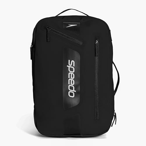 Speedo Adult Unisex 25L Flex Bag Backpacks, Black, One Size
