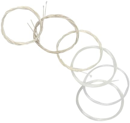 10 Chaînes 11 Chaînes 12 Cordes Oud Cordes Ensemble en Matériaux de qualité avec Alliage de Cuivre en Nylon et en Argent pour un Excellent Remplacement de qualité Sonore (12 tirs)