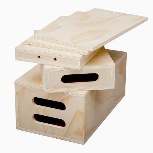 tonchean Appl Boxes Full Set of 5 Standard Appl Boxes for Photography with Secure-fit Lid Design Multifunctional Photography Appl Box for Height Adjusting Photo Studio Movie Set and Photography