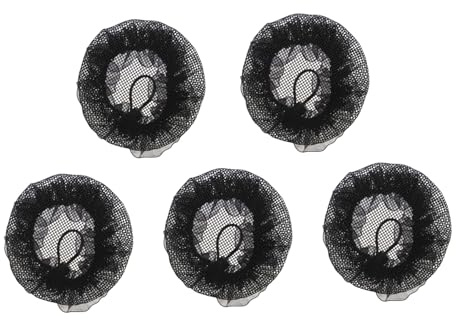 PRETYZOOM Elastische Haarnetze Elegant und Praktisch mit Kordelzug 5 Stück-pack aus Nylon und Polyester für Ballett Dutt Frisuren für Tanzaufführungen