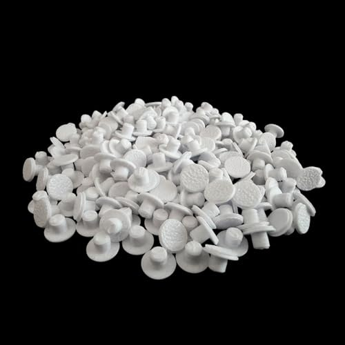 repairy Lot de 220 capuchons pour IKEA Billy - 3,5 mm de diamètre - Blanc - Couvercle de trou de perçage compatible à partir de 2014
