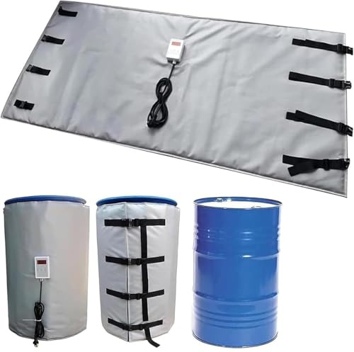 Electric Barrel Heater with Temperature Controller for Oil Drums and Plastic Tanks, 0-150℃ Adjustable Heating for Efficient Heating Solutions