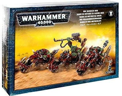 GAMES WORKSHOP 99120103011 Warhammer 40K Ork War Biker Mob 2008 Action Figure