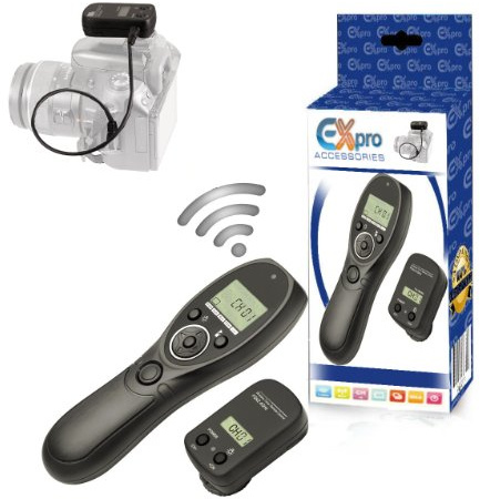 Ex-Pro Wireless-Pro MC-DC2 2.4GHz LCD Timer Remote Switch Control for Nikon DSLR Cameras [See Description for Models]