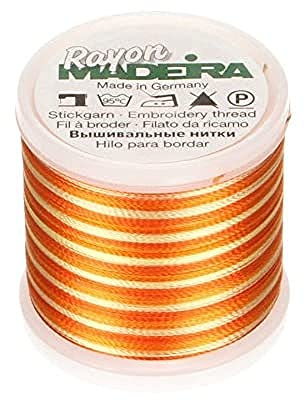Madeira M9840-2053 Maschinenstickgarn, Ombre Orange, 200 m