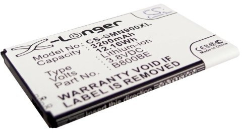 Rechargeable Battery 3200mAh for Samsung SM-N900S, SM-N900A, SM-N9000, SM-N9006, Galaxy Note III