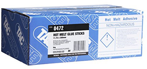 Tacwise 0472 Hot Melt Glue Sticks, 11.75mm x 300mm, Pack of 160, Tan
