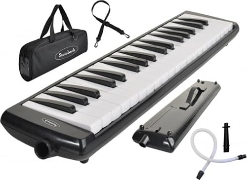 Steinbach Melodica schwarz 37 Tasten inkl. Anblasschlauch