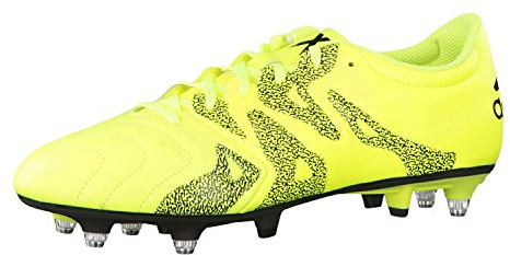 adidas Performance X 15.1 SG Gelb Leder Herren Fussball Schuhe Neu