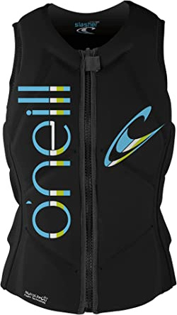 O'Neill Women's Slasher Comp Vest, Black/Black, 10