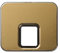 Simon - 75062-36 Telephone Socket Cover S-75 Bronze Ref. 6557536245