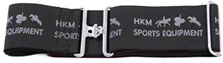HKM Elastikdeckengurt-5142 schwarz One Size, M