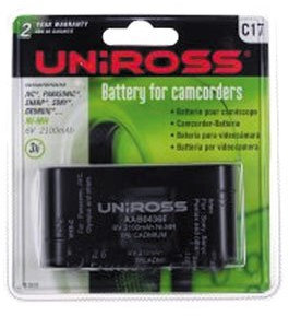 Camcorder Battery 6v 2100mAh Ni-MH Universal