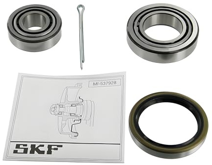 SKF Wheel Bearing Kit With Shaft Seal VKBA 1369 Position Front Axle Height 111 mm Length 111 mm Width 84 mm - OE Quality