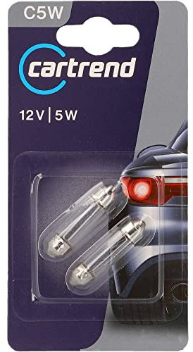cartrend C5W Soffittenlampe 2x, Silver