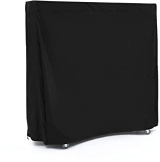 Covermates Aufrechte Tischtennisabdeckung – Indoor/Outdoor-Tennisabdeckungen, strapazierfähig, wasserabweisend, für faltbaren Kettler-Tisch, klassisches 12-Gauge-Vinyl, 60 B x 28 T x 60 H, Schwarz