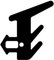 Upvc Window Door E Type Fir Tree Glazing Gasket Weather Seal Black