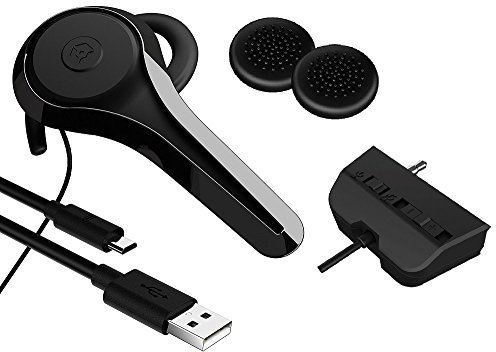 Gioteck OGKXB1-11-MU Online Gaming Kit (Wired Chat Headset, inkl. Ladekabel, Daumengriffe) für Xbox One Schwarz