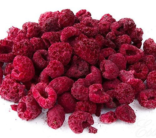 Freeze Dried Whole Raspberries (200g). Great for baking and decorating cakes