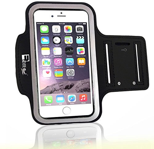Premium iPhone 7 Plus / 8 Plus Armband with Fingerprint ID Access. Sports Arm band Phone Case Holder for Running, Gym Training