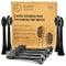 Humble Earth Recyclable Toothbrush Heads Compatible with Philips Electric Toothbrush, Charcoal Bristles