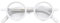 LONDON MOLE Runde Lesebrille | Moley-Brille | Coole Leser | Stilvolle Brille für Herren Damen Unisex | Federscharniere | Weiß | + 2,0 Vergrößerung