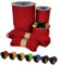 EdcX Paracord 4 mm, 35+ Volltonfarben (10 m, 15 m, 30 m, 50 m, 100 m, 300 m) | Ideal zum Basteln, Camping, Outdoor | 100% Nylonseil 4 mm| Taktische Schnur 550 Typ III (Red, 15 m)