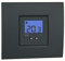 VEMER VE780300 CELO LCD - Termostato da Incasso (2 moduli) con Display LCD, Alimentazione 230V, Grigio Antracite e Bianco