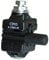 Conector Perforación Aéreo para Conexiones de Cables con Corriente Sin Peligro al Contacto Eléctrico con Entrada de 6/150,mm2 y Salida de 4/35mm2 Conector Estanco para Derivar Cables (Conector)