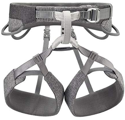 PETZL Sama, Imbracatura Da Arrampicata Unisex Adulto, Grigio., 77-84 cm