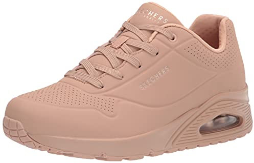 Skechers Femme Uno Stand On Air Baskets Tendance, Sable Durabuck, 38.5 EU