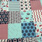 Kt KILOtela - Canvas Dekostoff, Home-Accessoires, Dekorationen, Tischdecken, Vorhänge, Tischdecken, Kissen, Vorhänge, Taschen, 100 cm Länge x 280 cm Breite, Breite, Marine, Anker, Blau, Rot ─ 1 Meter